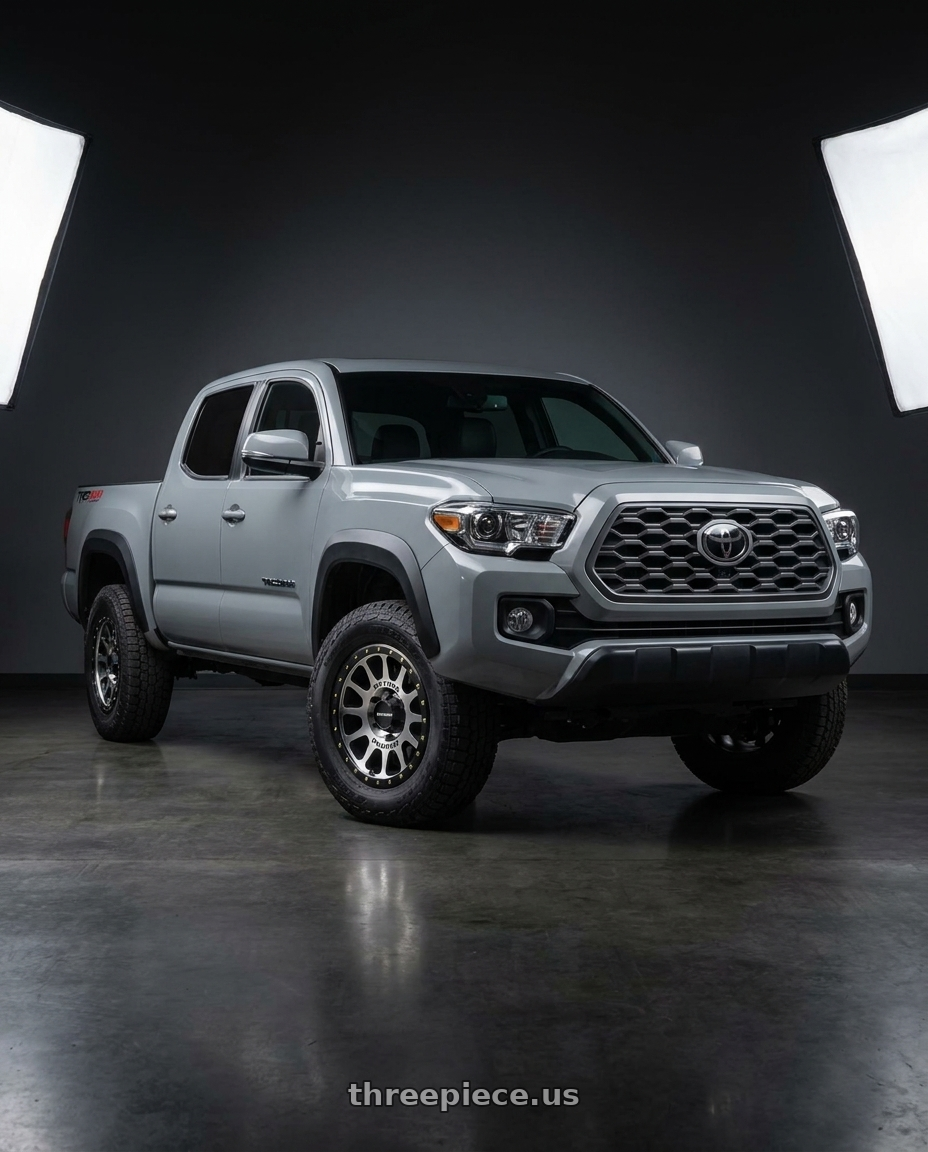 2021 Toyota Tacoma TRD Sport with Method Race Wheels 305MB NV 6x139.7 17x8.5 +0 MACHINED - MATTE BLACK LIP wheels