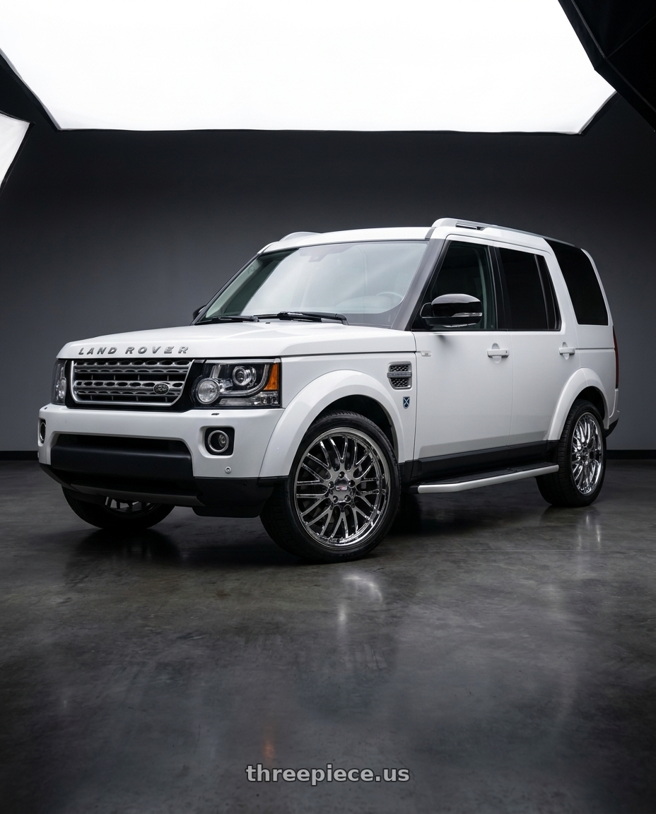 2016 Land Rover LR4 Landmark with Cray MANTA 5X120.65 18X10.5 +65 CHROME wheels