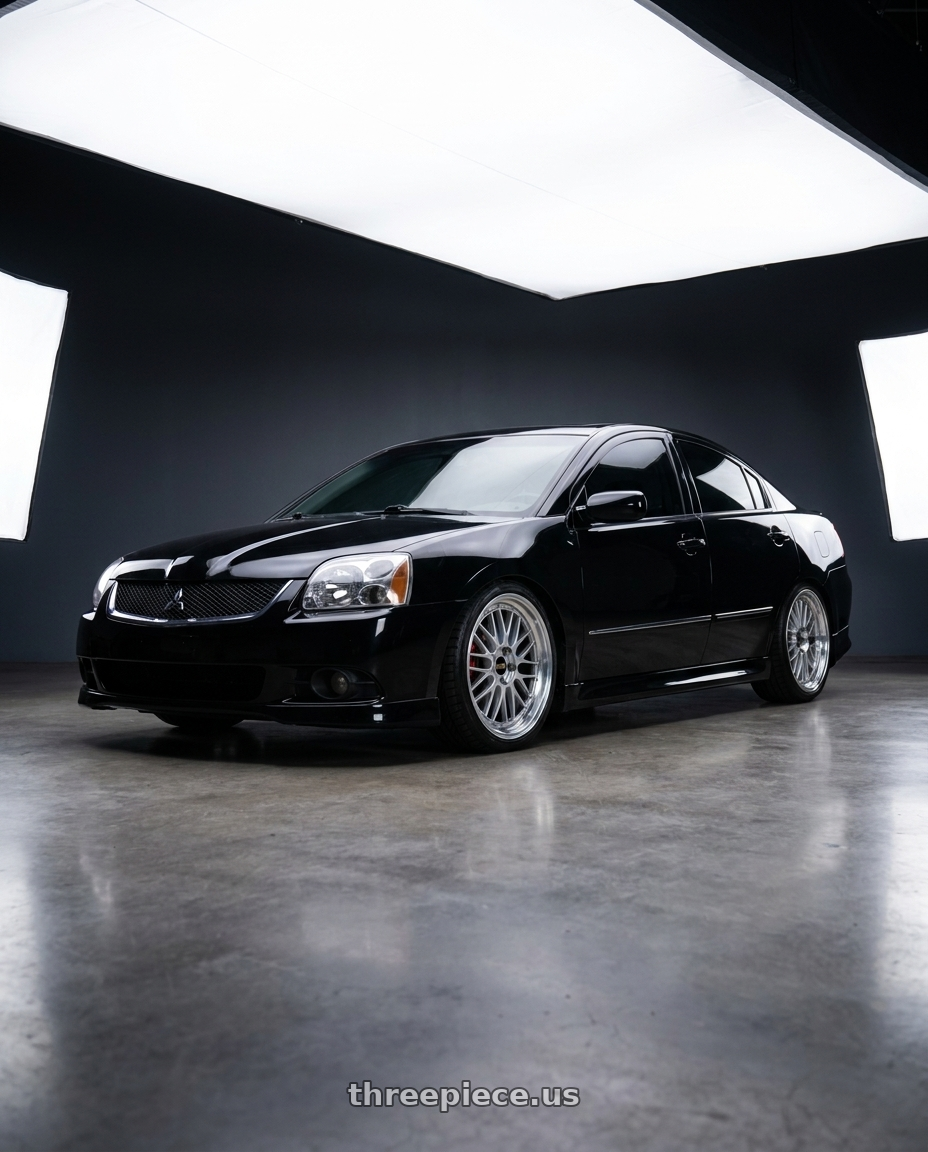 2006 mitsubishi galant grunder with BBS LM 5x112 19x8.5+32 Diamond Silver wheels