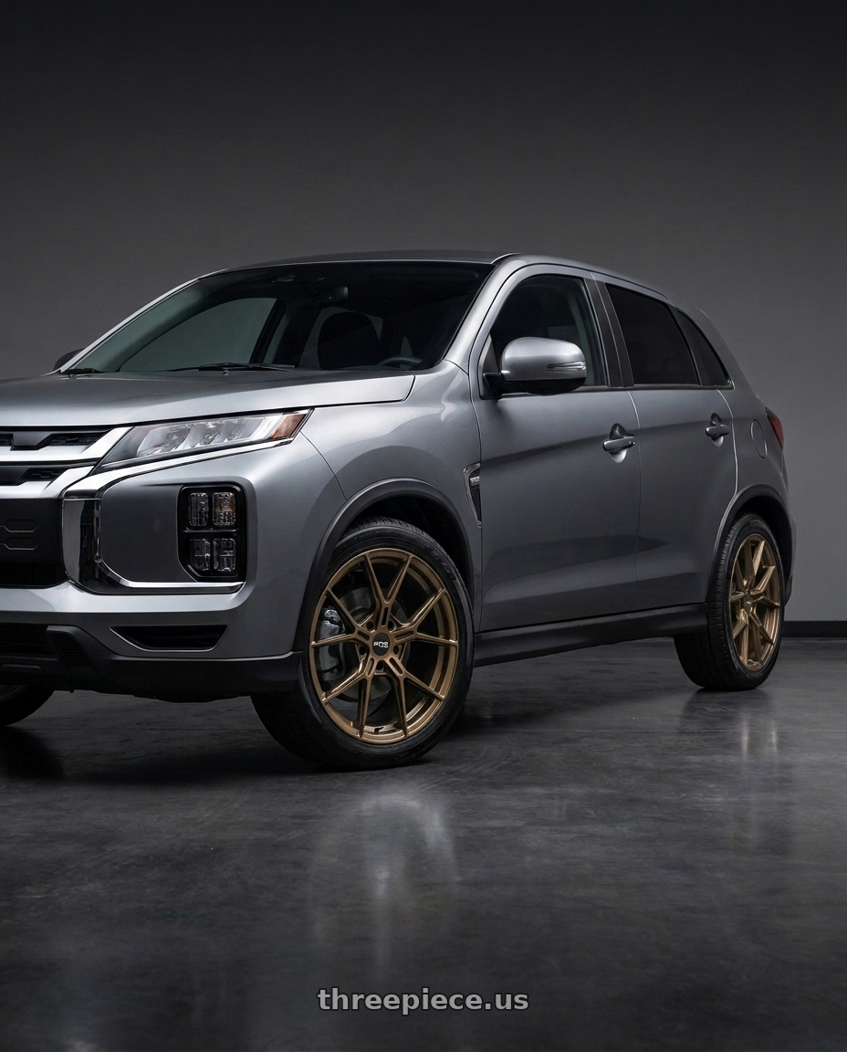 2025 mitsubishi outlander sport le with RTX RS01 5x114.3 18x8 +38 Satin Bronze wheels