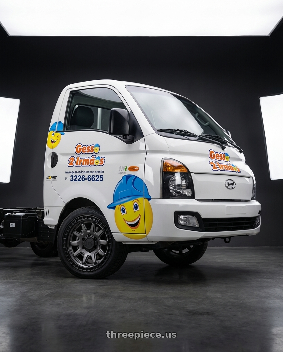 hyundai hr adesivada gesso 2 irmãos 2012 with Black Rhino CALICO 5X127 20X9 0 MATTE GUNMETAL W/ MATTE BLACK LIP wheels