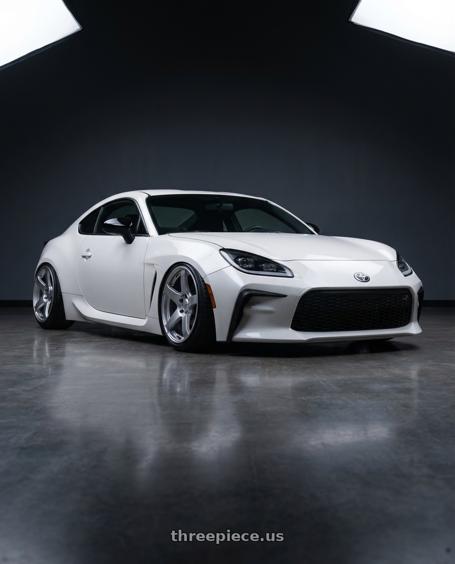 2016 Scion FR-S with Ssr Gtv01 5x100 18x8.5+44  GLARE SILVER wheels