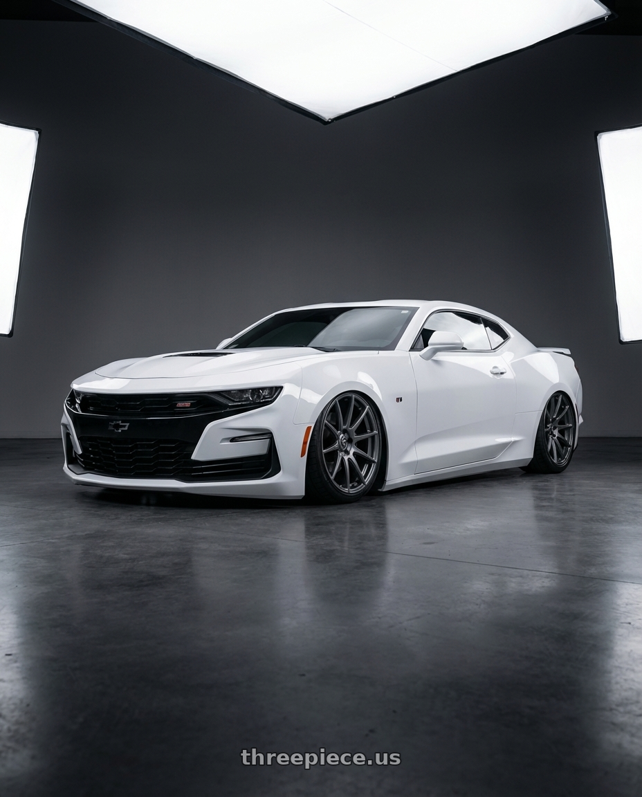 2022 Chevrolet Camaro with Forgestar CF10 5x120 20x9 +38 Gloss Anthracite wheels