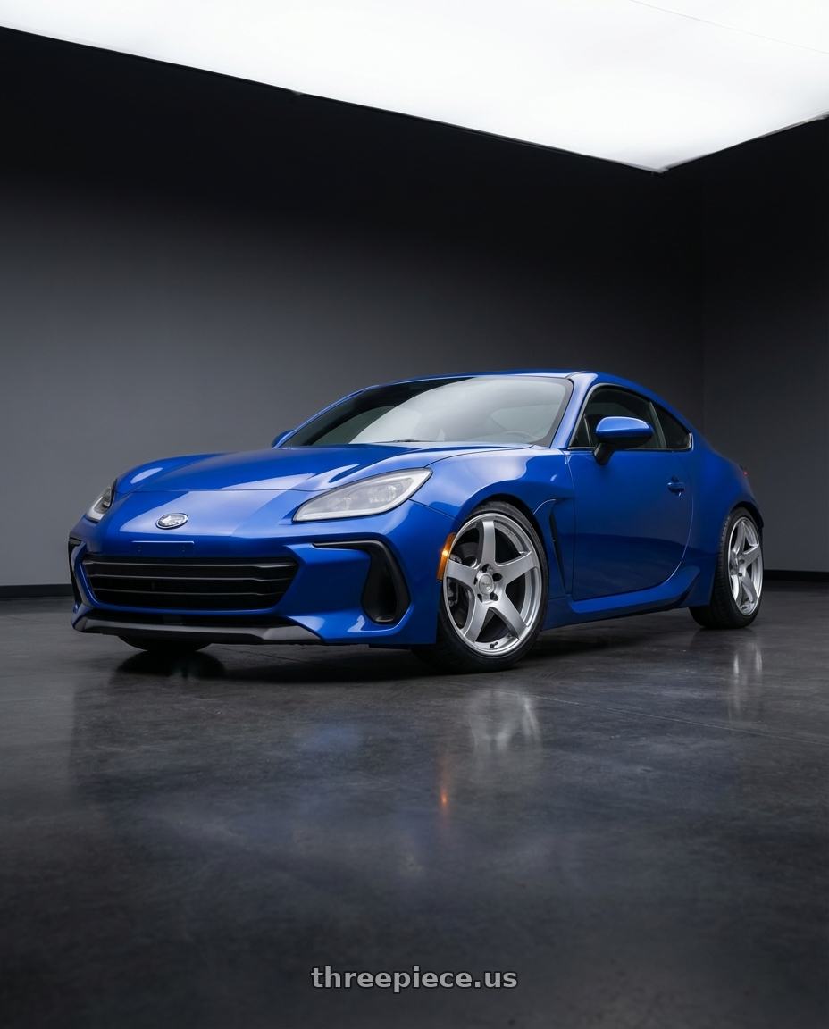 2024 Subaru BRZ with Ssr Gtv01 5x114.3 18x8+35  GLARE SILVER wheels