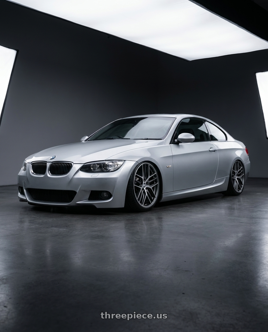 2012 BMW 3 Series E92 with BBS CC-R 5x120 19x9.5+40 Graphite w/ Diamond Cut Face wheels