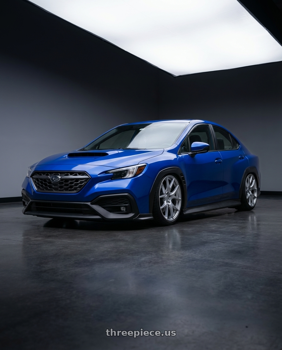 2024 Subaru WRX with Ssr Gtv03 5x114.3 19x8.5+38  GLARE SILVER wheels