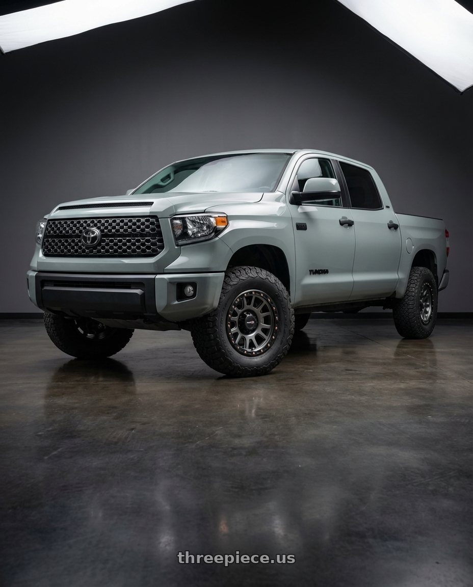 2018 Toyota Tundra with Vision Off-Road 111 Nemesis 5x150 20x9+18 Gunmetal wheels