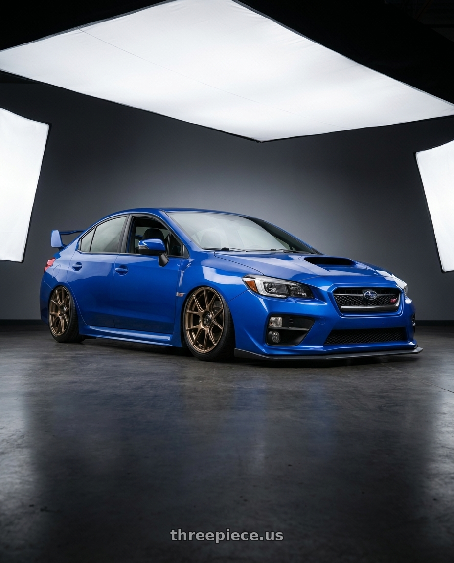 2018 Subaru WRX STI with Konig Ampliform 5x114.3 18x10+20 Gloss Bronze wheels