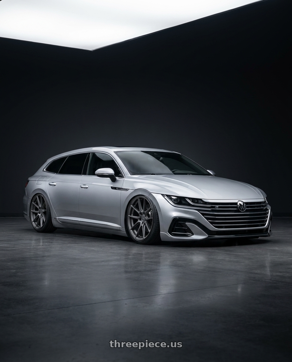 2023 Vw Arteon Shooting Brake with Niche 1PC M116 MISANO 5X112 19X8.5 +34 MATTE GUN METAL wheels