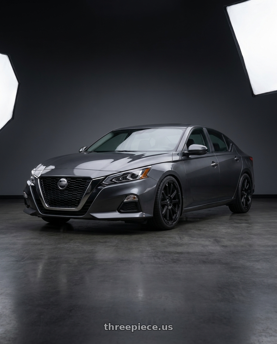 2021 Nissan Altima SV with Enkei Adventurer 5x114.3 18x8+35 Matte Black wheels