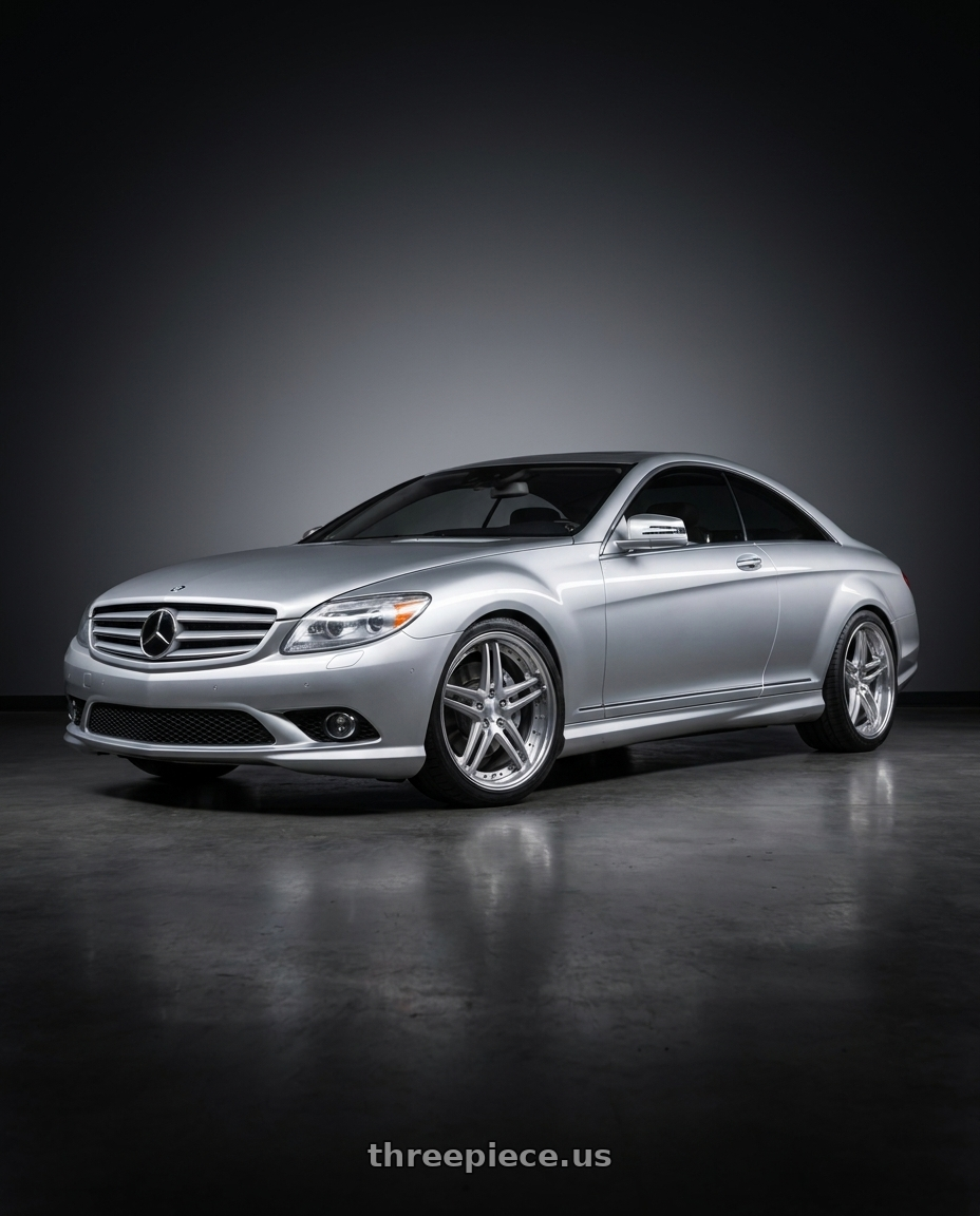 2010 Mercedes-benz CL550 with Work Gnosis Gr205 5x112 20x9+38 A Disk Composite Buffed And Brushed wheels