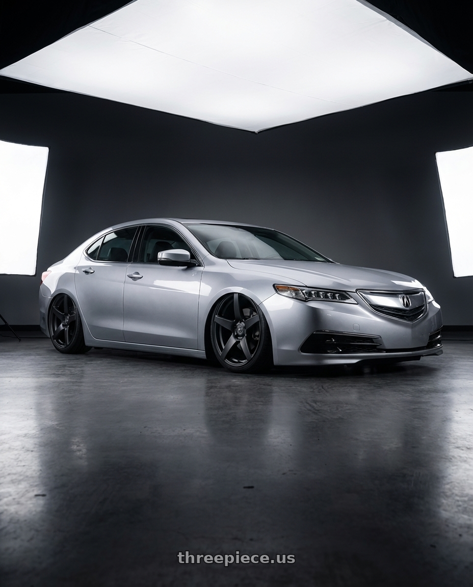2019 Acura TLX with Forgestar CF5 5x114.3 20x9 +35 Satin Black wheels