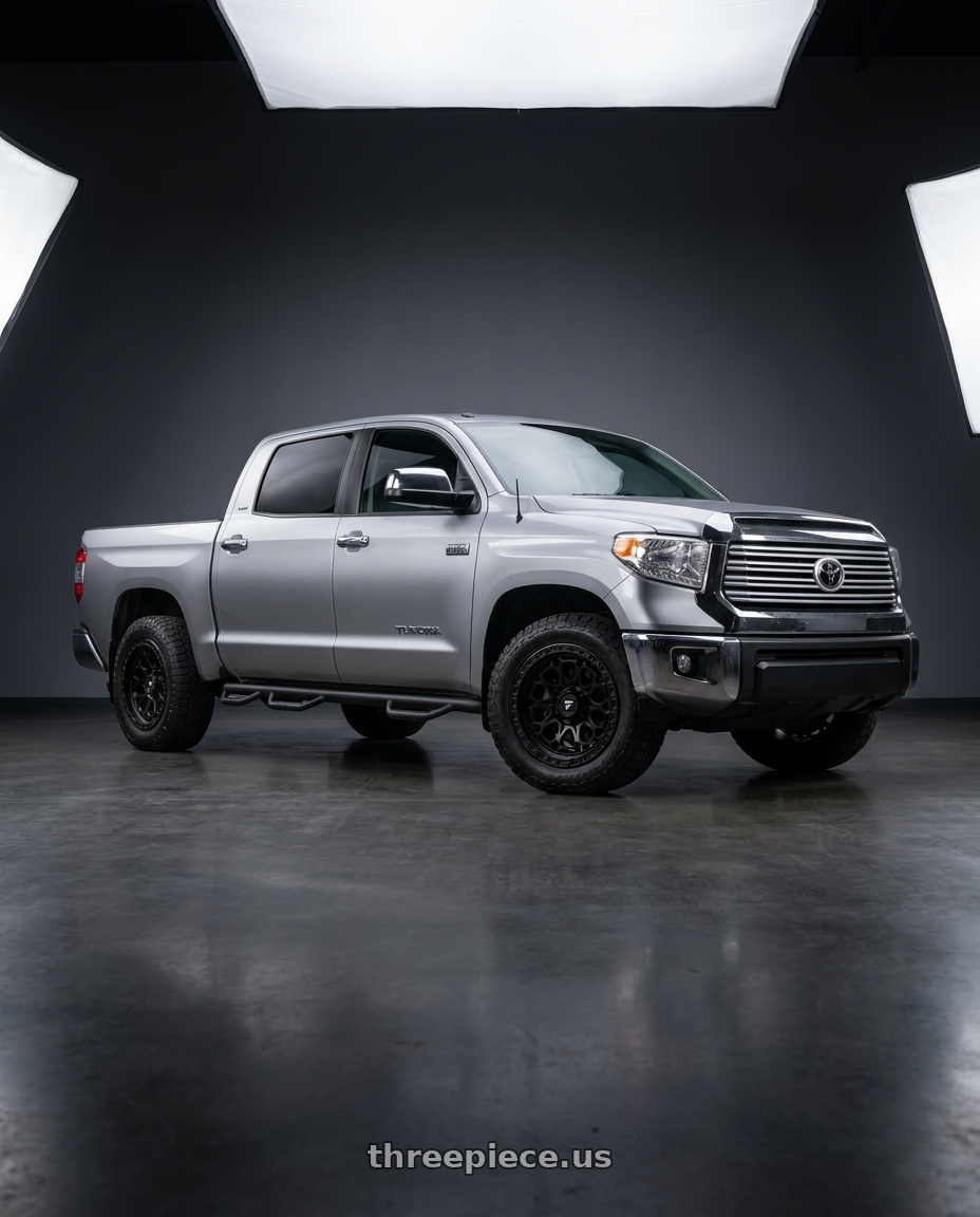 2014 Toyota Tundra with Fittipaldi Offroad FT101SB 5x150 20x9 +18 Satin Black wheels
