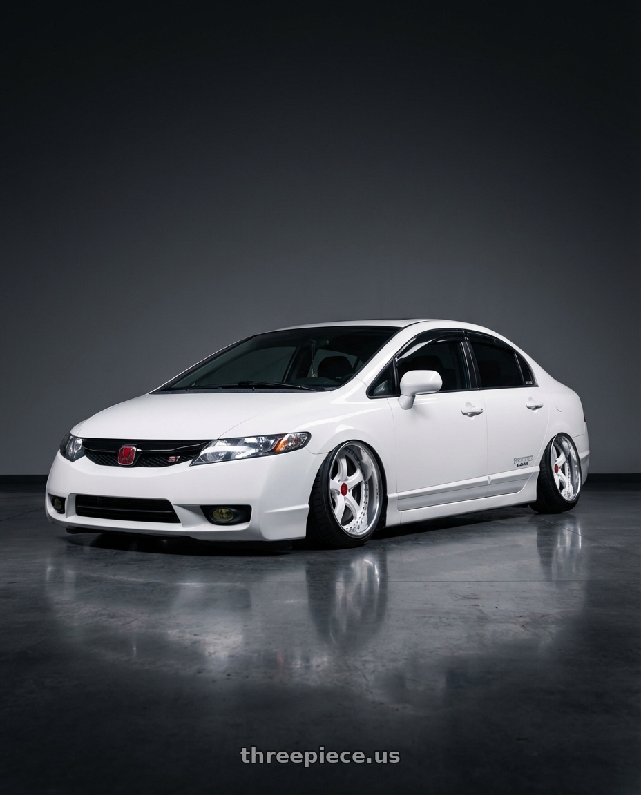 2008 Honda Civic SI with Heritage Wheel SUZUKA wheels