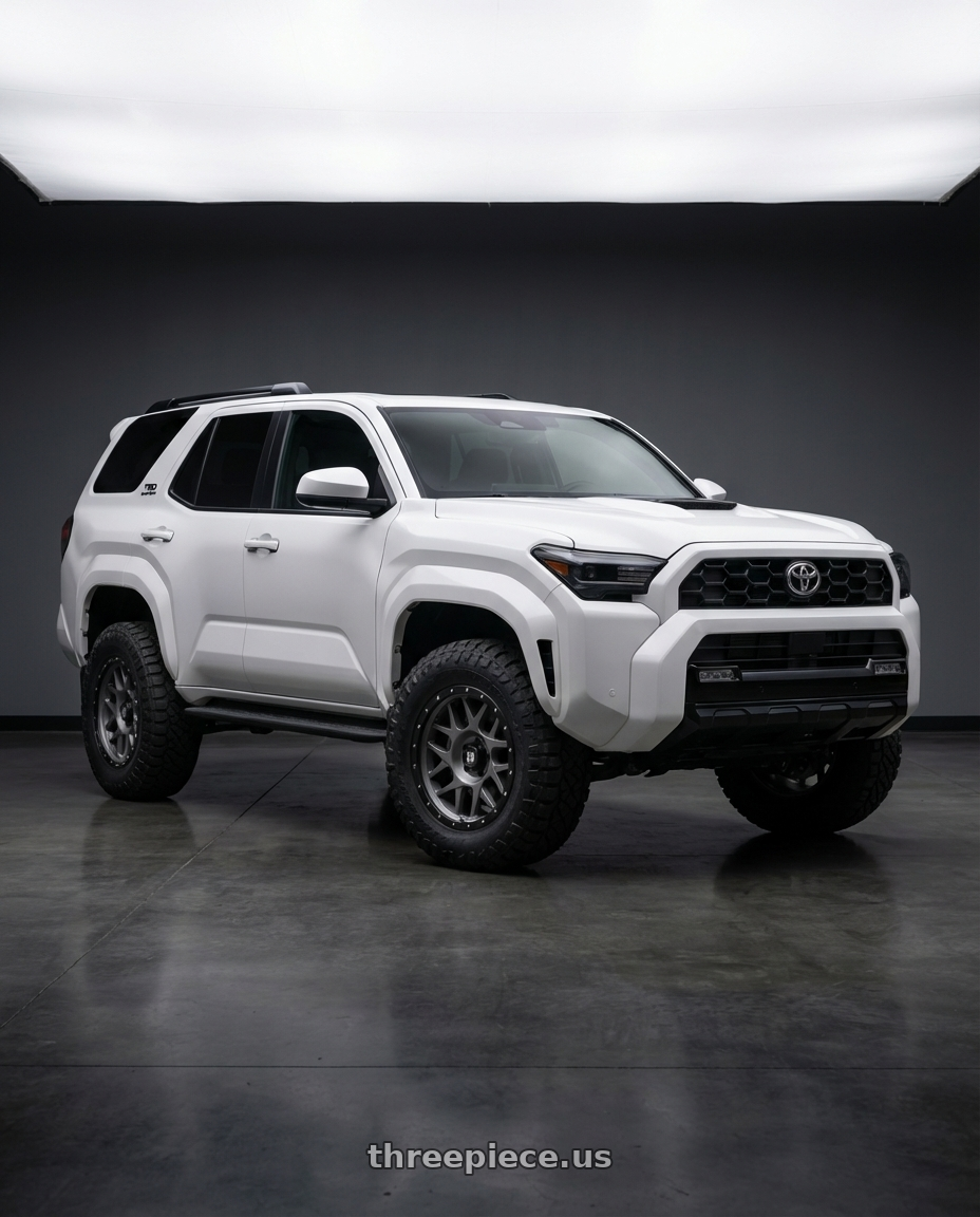 2022 Toyota 4Runner with XD XD127 BULLY 6X139.7 17X9 -12 MATTE GRAY BLACK RING wheels