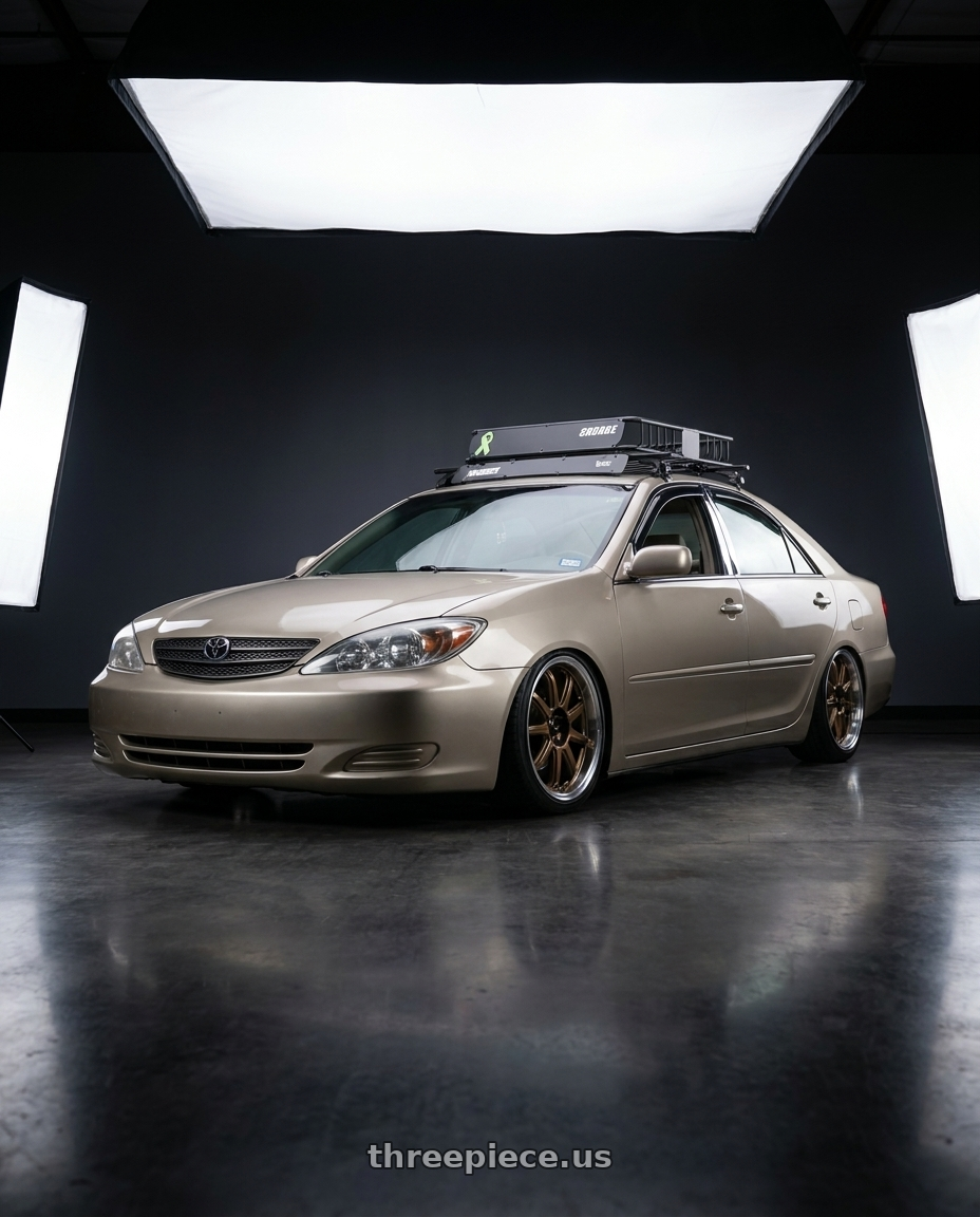 2003 Toyota Camry with Vors SP2 5x114.3 17x8 +35 Bronze wheels
