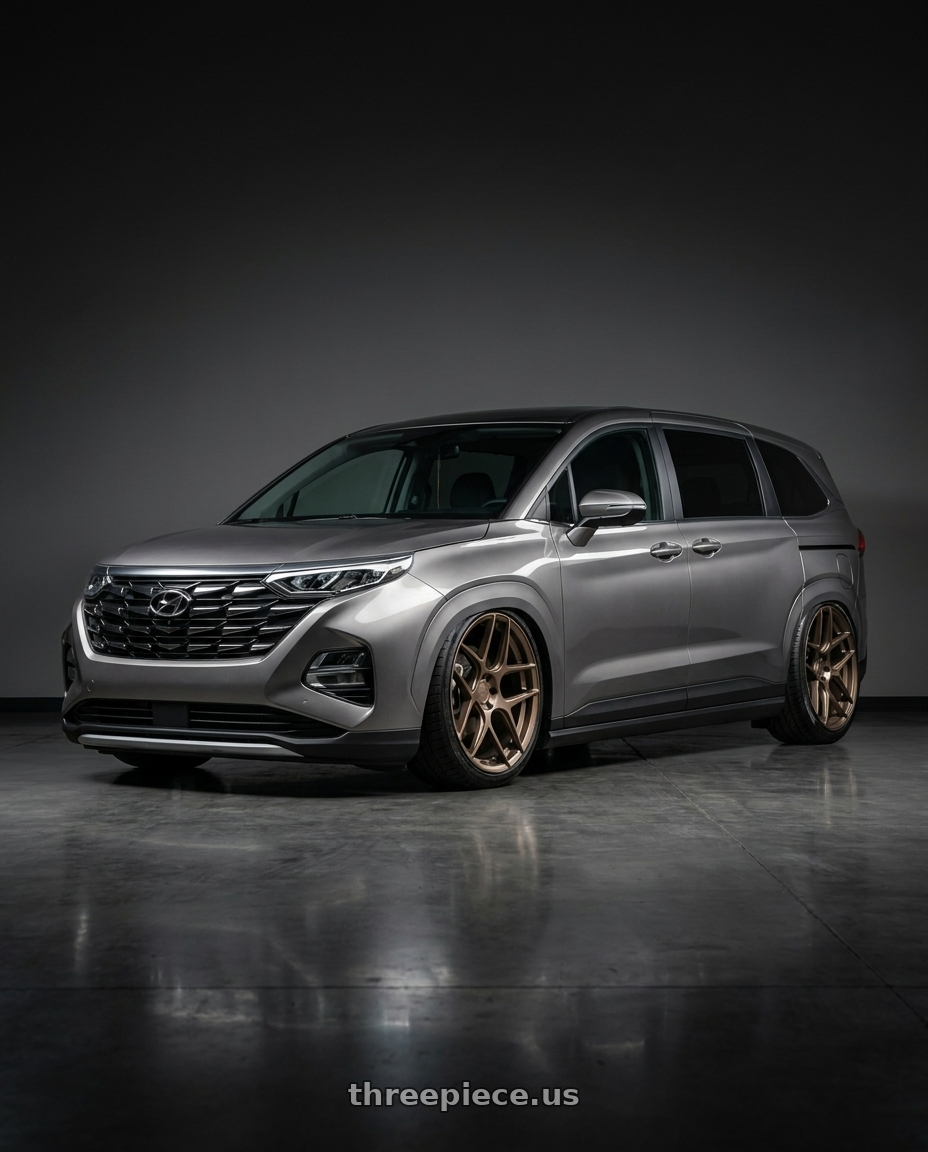 2022 Hyundai Custin with Aodhan AFF2 5x114.3 19x9.5+35 Matte Bronze wheels