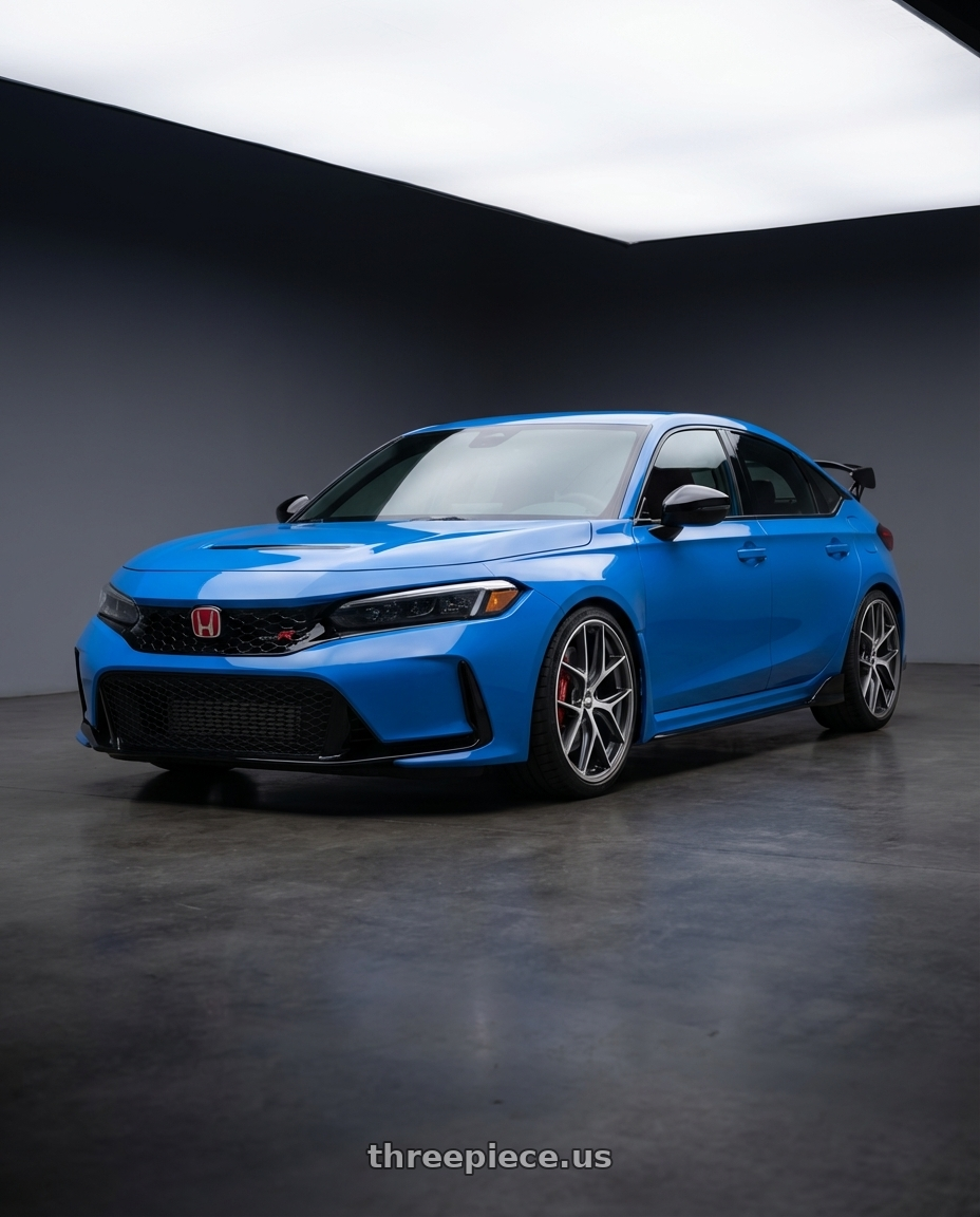 2020 Honda Civic Type R with BBS CC-R 5x120 19x9.0+26 Graphite w/ Diamond Cut Face wheels