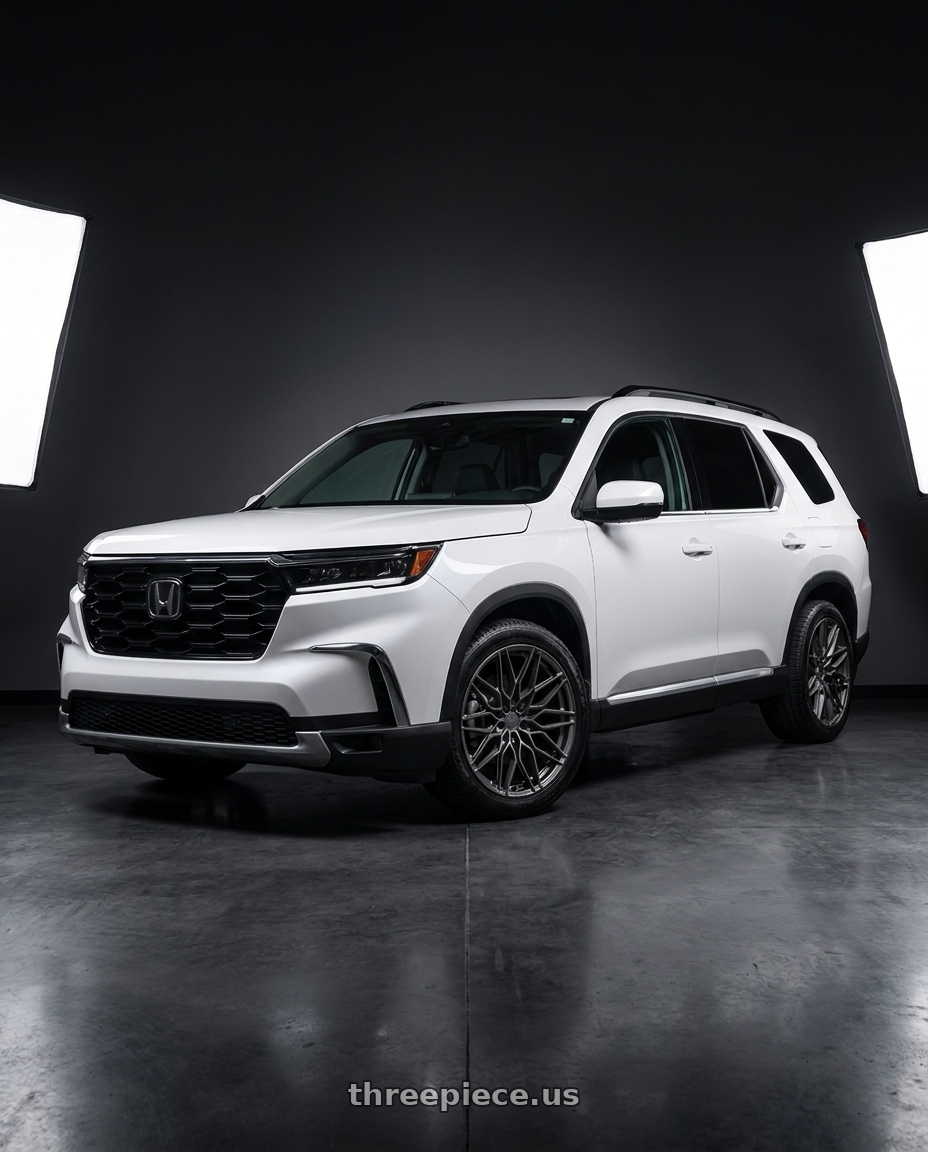 2023 Honda Pilot with Niche 1PC NC277 CALABRIA 5 5X114.3 22x9 +38 MATTE GUNMETAL wheels