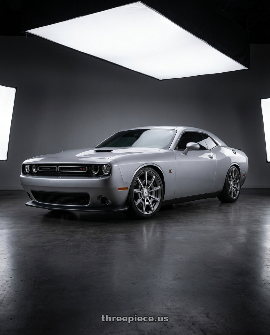 2023 dodge challenger r t with Asanti Black ABL-41 ESQUIRE 5X115/5X120 22X9 +15 GLOSS ANTHRACITE BRIGHT MACHINED wheels