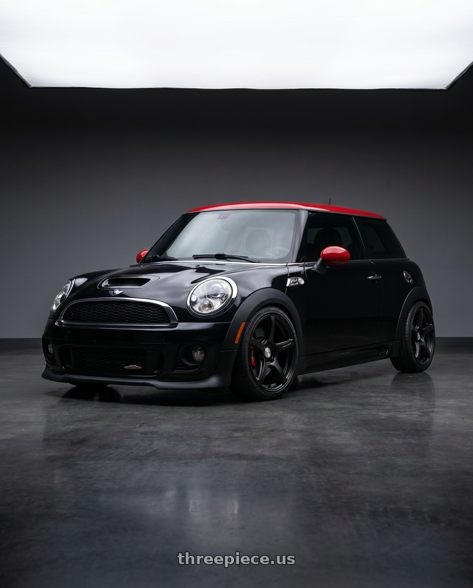 2013 Mini Cooper JCW with Work Emotion T5R wheels