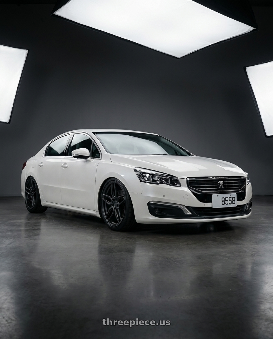 2015 peugeot 508 with ADV.1 ADV005 5x112 21x10.5 +32 Satin Black wheels