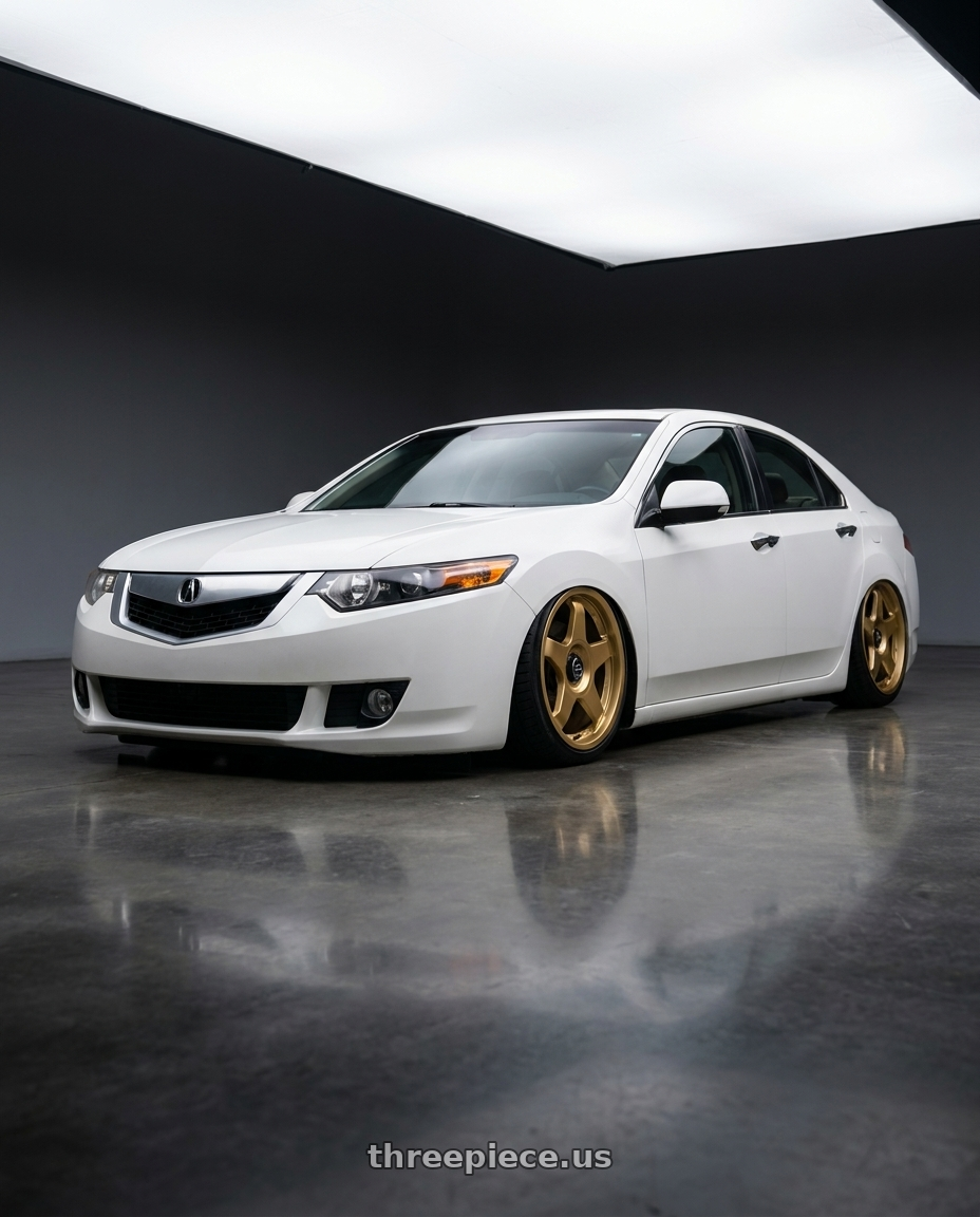 2013 Acura TSX with fifteen52 CHICANE 5x114.3 / 5x120 19x8.5 +35 GOLD (GLOSS GOLD) wheels