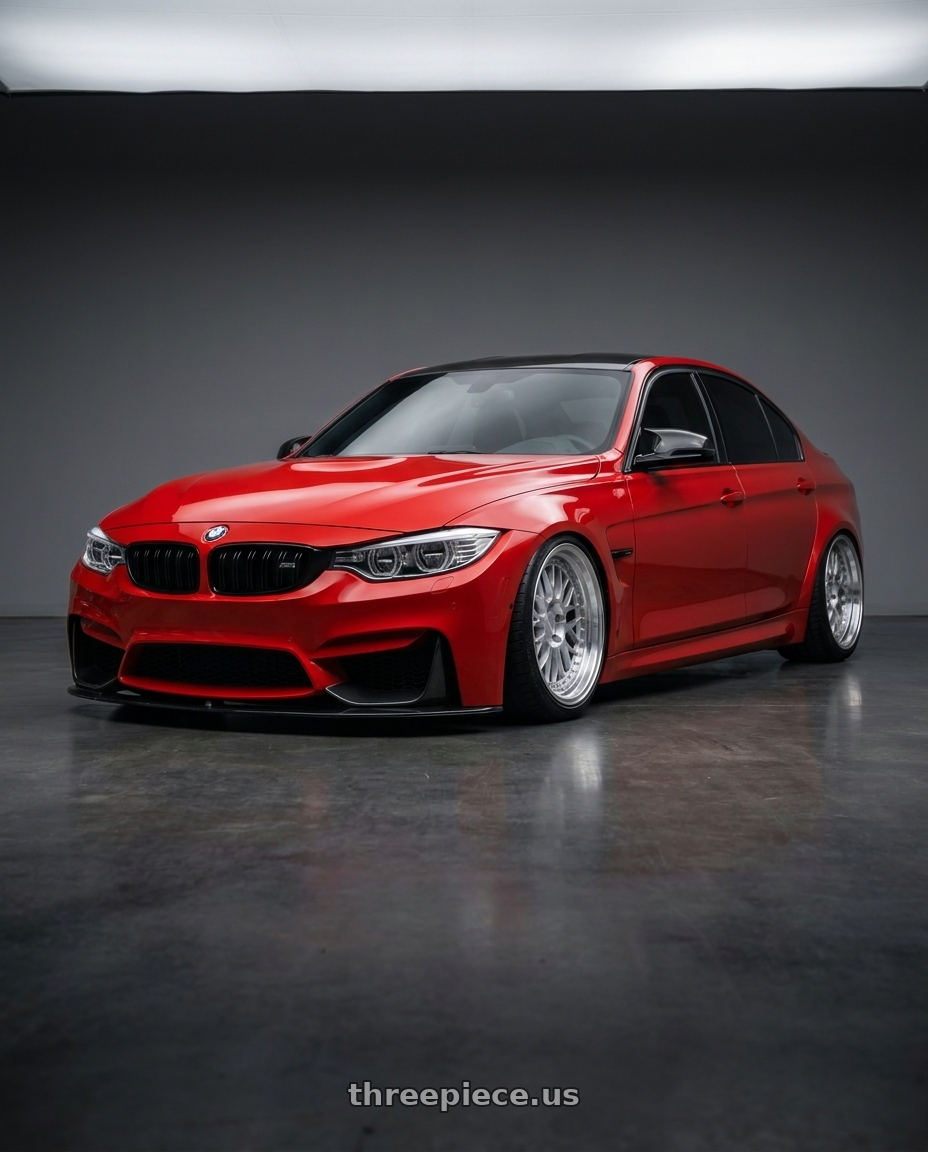 2016 bmw m3 with ESR Wheels SR SERIES SR01 5x120 19x8.5 +30 Hyper Silver wheels