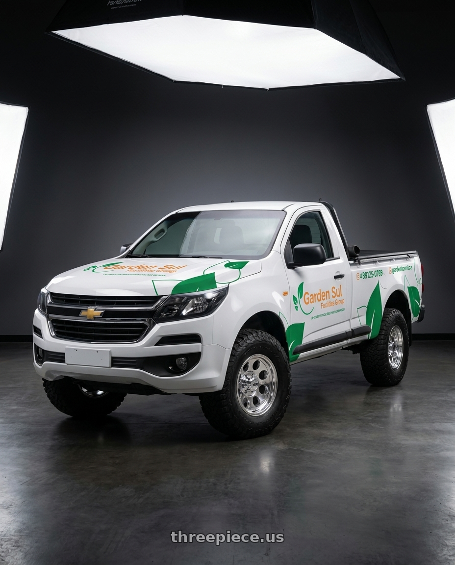2022 chevrolet s10 adesivada with Mickey Thompson Classic III Polished 6x139.7 16x10 -25 Polished wheels