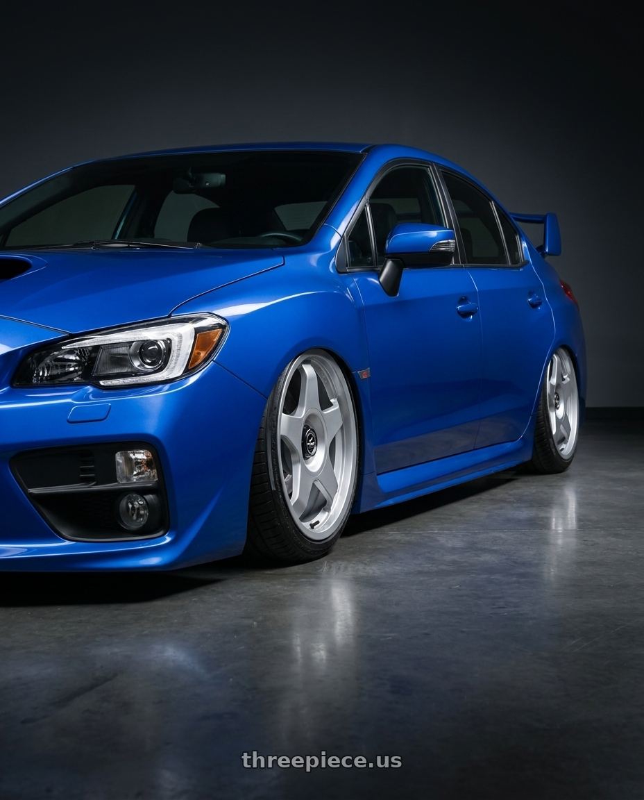 2018 Subaru WRX STI with fifteen52 CHICANE 5x114.3 / 5x100 18x8.5 +35 SPEED SILVER (GLOSS SILVER) wheels