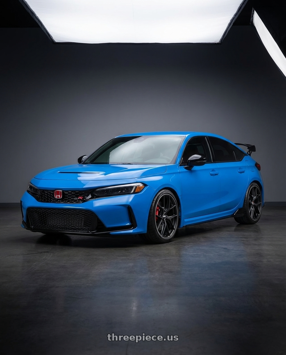 2020 Honda Civic Type R with BBS CC-R 5x120 19x9.0+26 Satin Black wheels