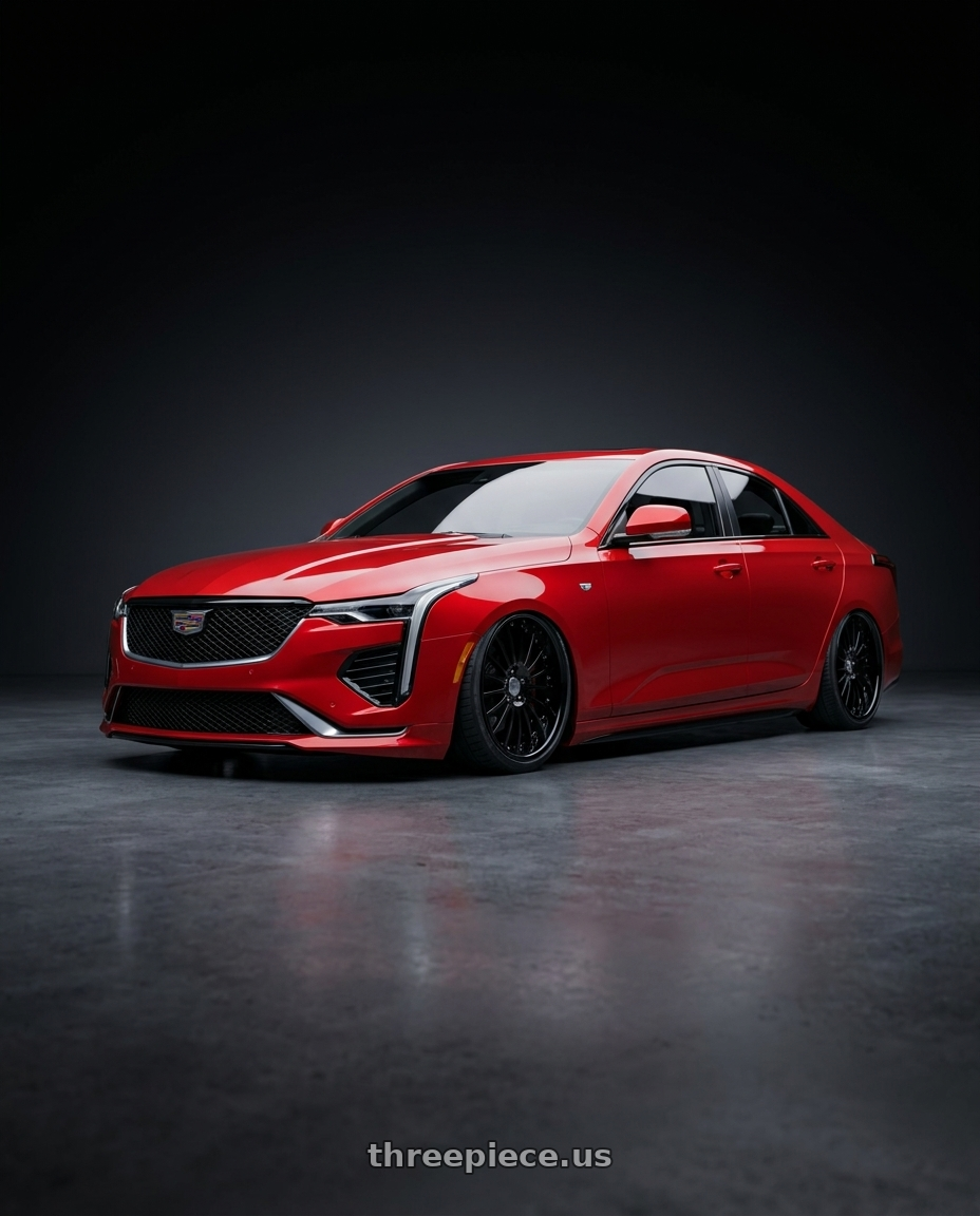 2021 CT4 SPORT with Work Lanvec Lf1 5x100 19x12+12 O Disk Black wheels