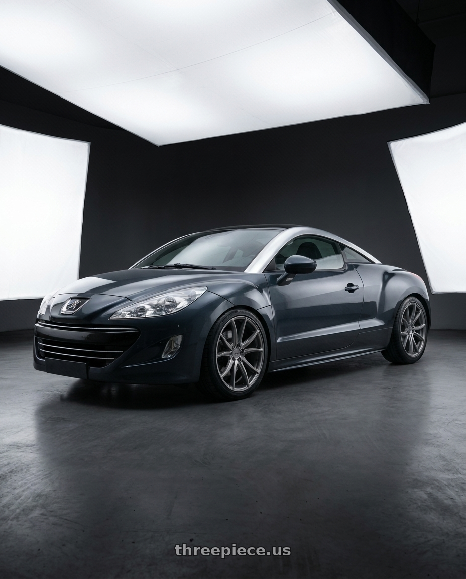 2011 Peugeot Rcz with Niche 1PC M116 MISANO 5X115 18X8 +40 MATTE GUN METAL wheels