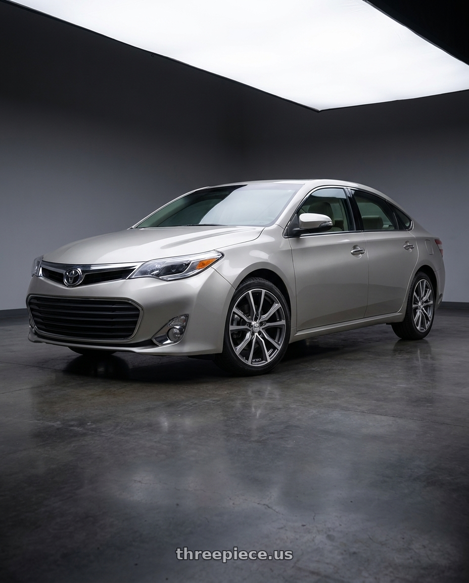 2013 toyota avalon with RTX Contour 5x108 18x8 +42 Gunmetal Machined wheels