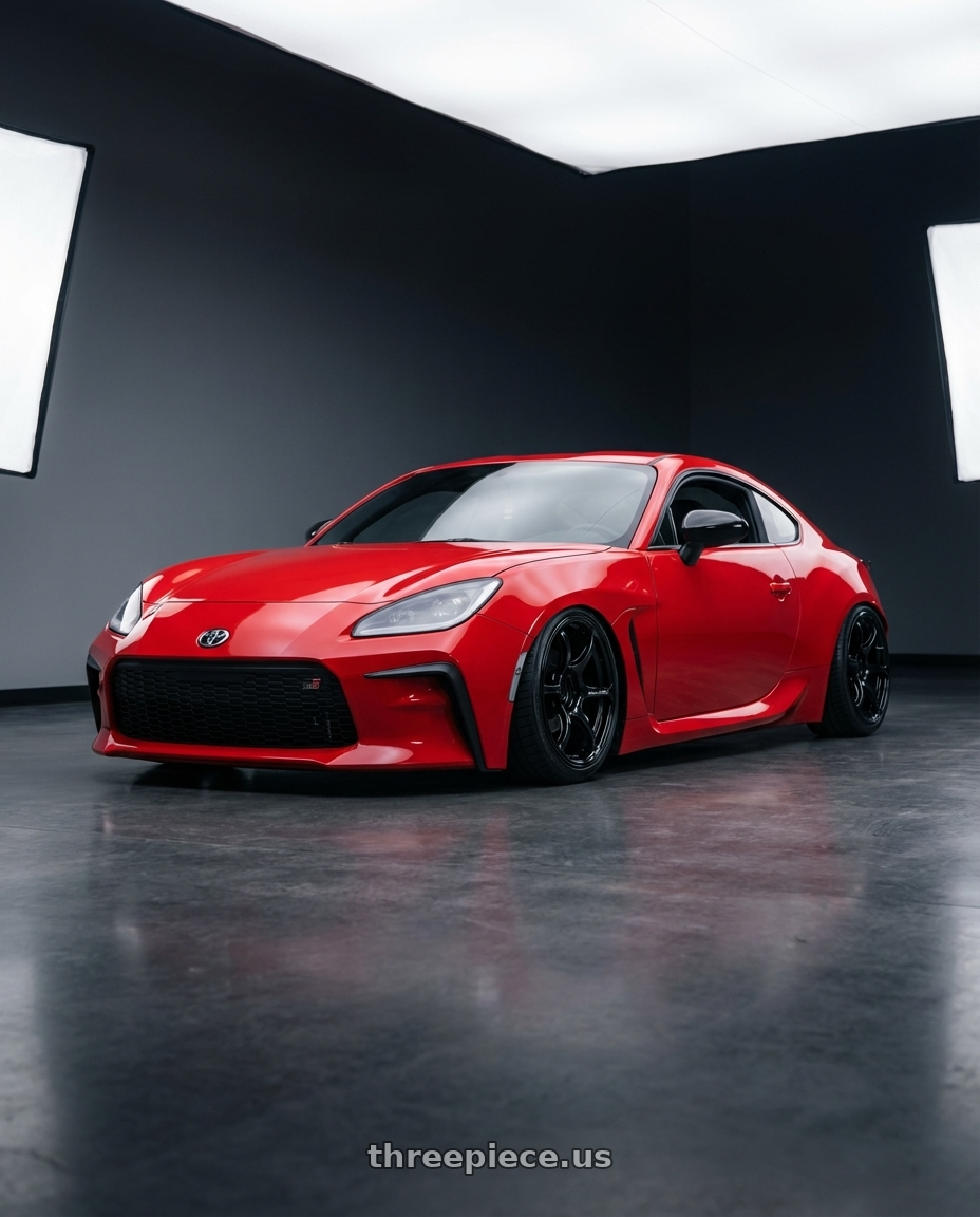 2024 Toyota GR86 with Advan RGIII 5x114.3 18x9.5+45 Gloss Black wheels