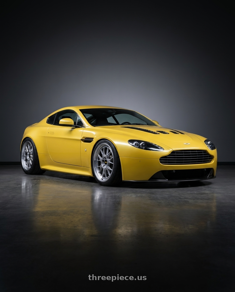 2014 Aston Martin V12 Vintage with BBS LM-R 5x120 19x9.5+25 Diamond Silver wheels