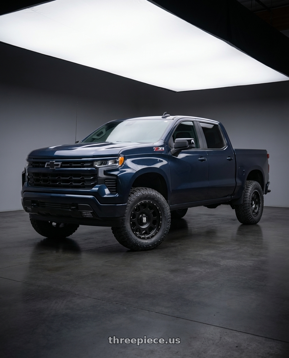 2023 Chevrolet Silverado 1500 with XD XD126 ENDURO PRO 6X139.7 20X10 -24 SATIN BLACK WITH REINFORCING RING wheels