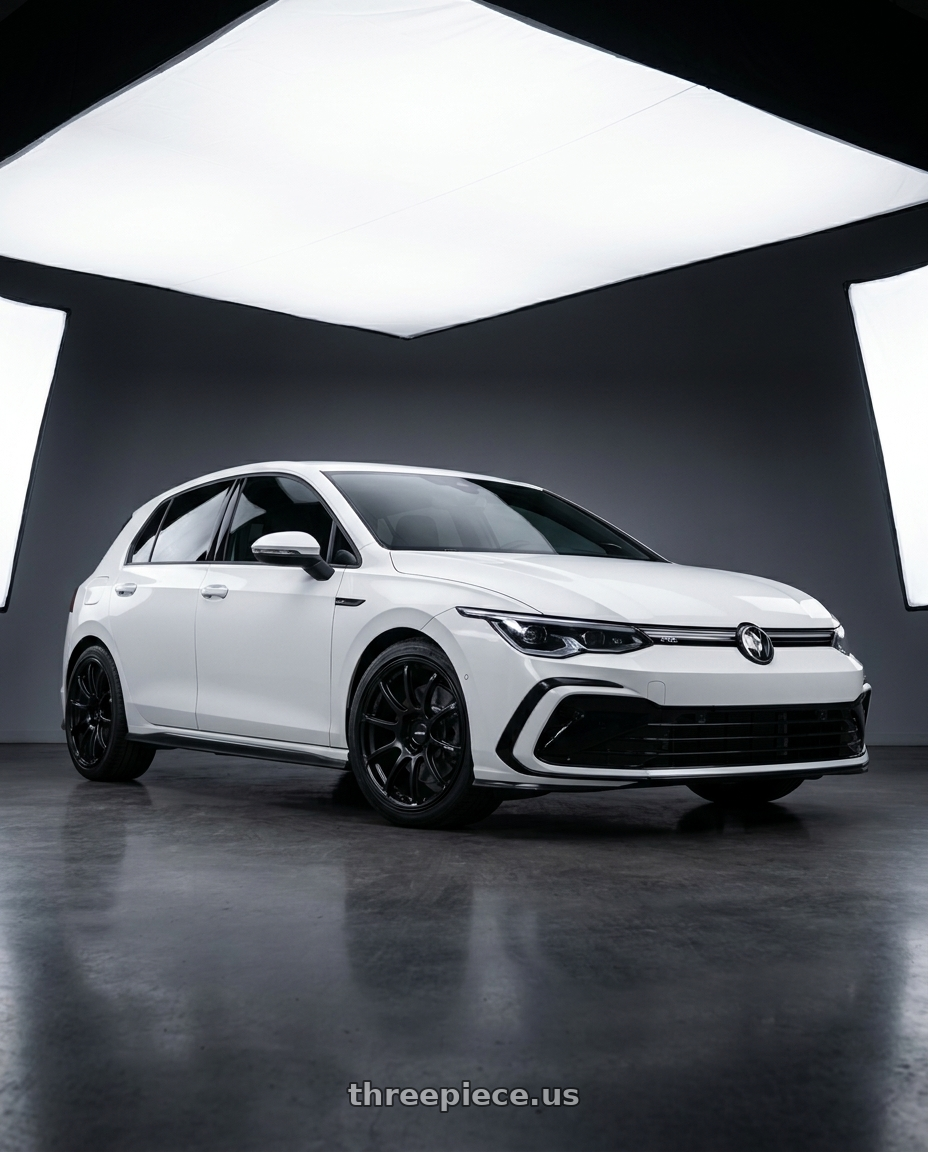 2026 Golf variant  280 r-line  with Advan Racing RSII 5x130 19x8.5 +52 SEMI GLOSS BLACK wheels