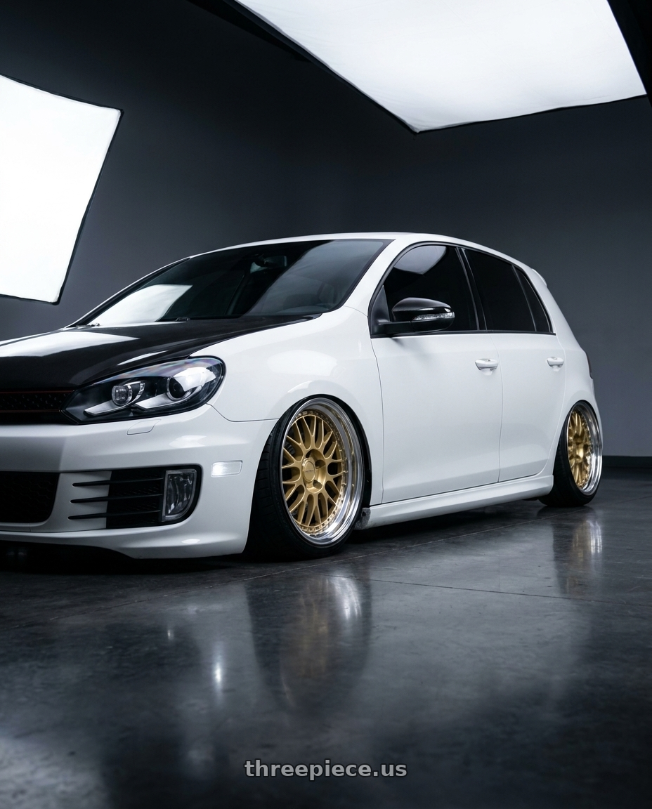 2013 Volkswagen Gti with Work Brombacher Mesh wheels