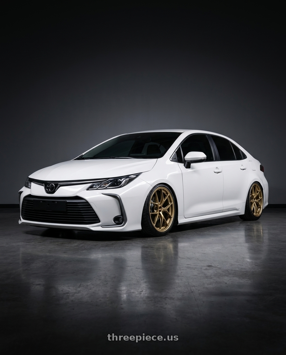 2023 Toyota Corolla Altis with BBS RI-D 5x108 19x9 +28 Diamond Gold wheels