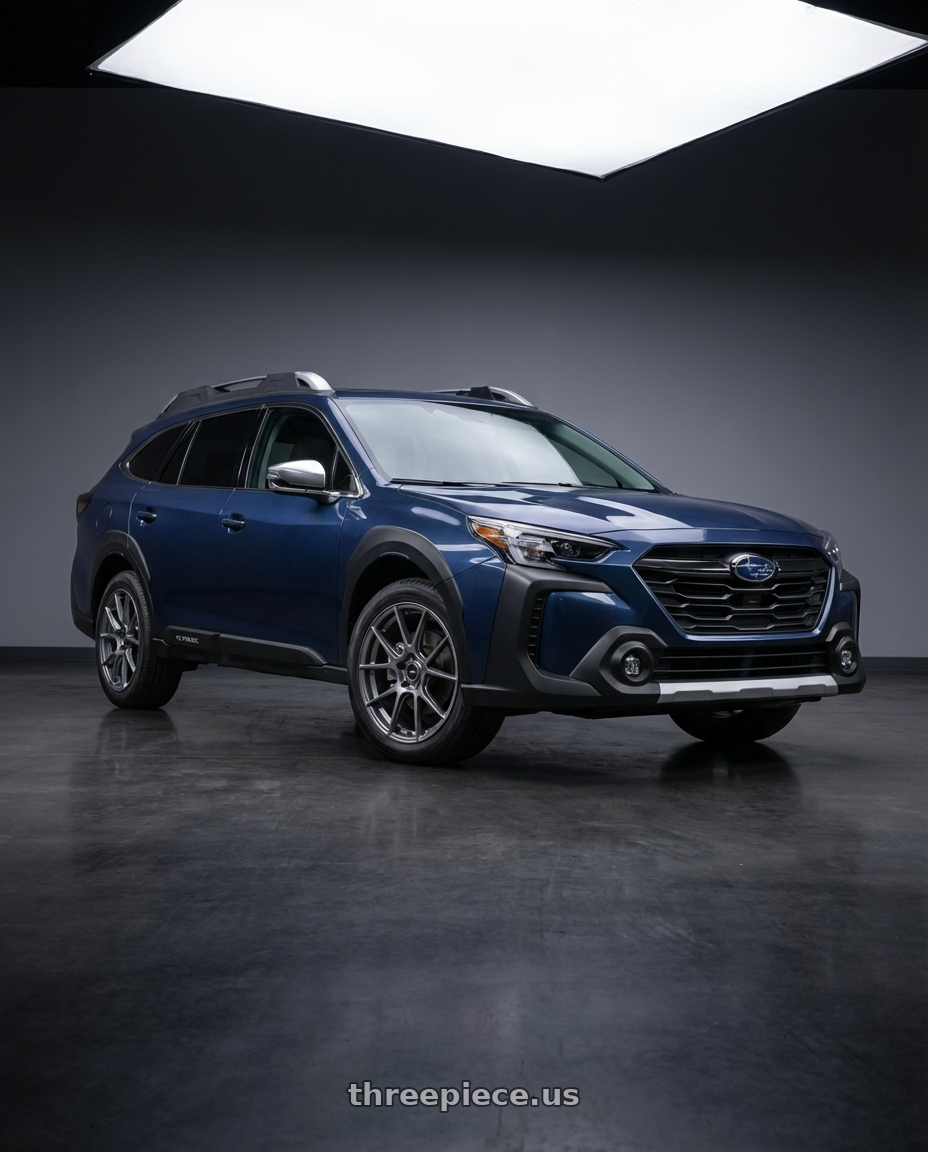 2025 subaru outback touring xt with Enkei TS-V 5x100 18x8+45 Storm Grey wheels