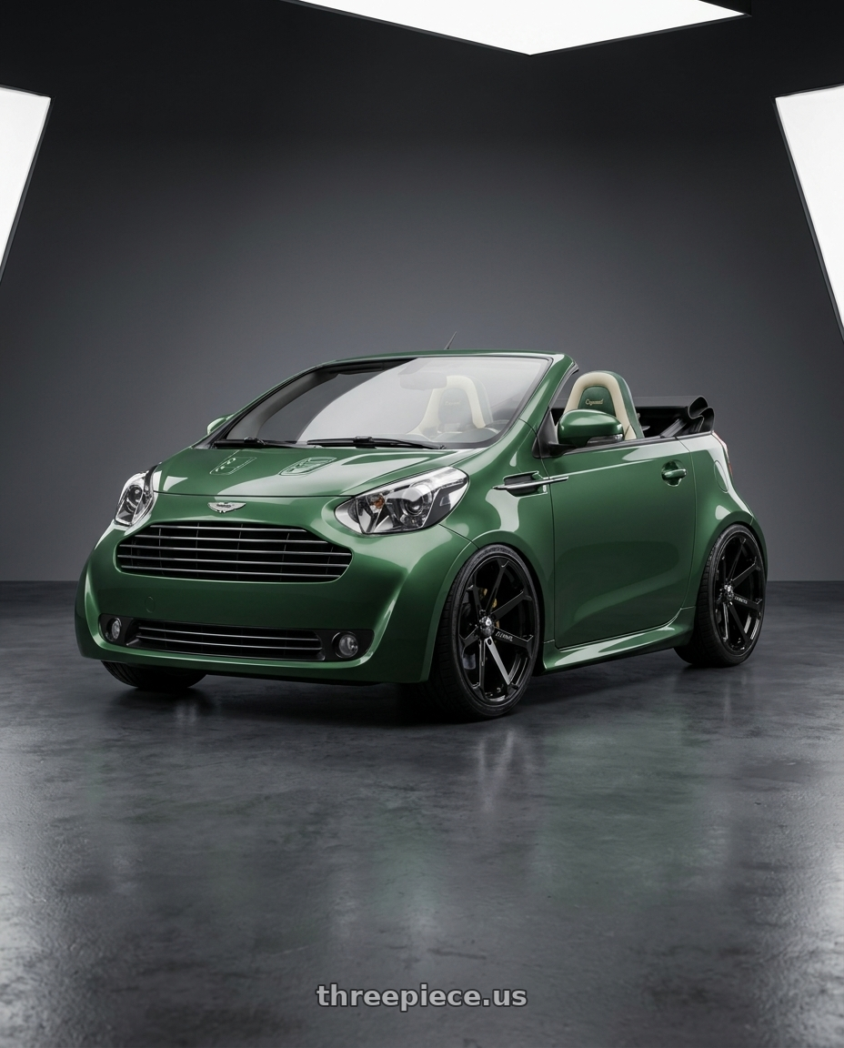2010 TOYOTA scion iQ with MSA Offroad Wheels M12 DIESEL 4X137 22X7 +10 GLOSS BLACK wheels
