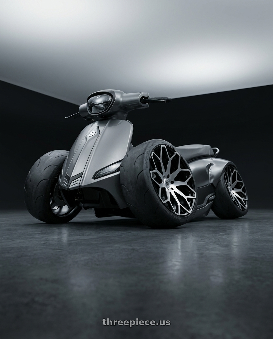 2025 Suzuki saluto with BORGHINI 28 6X139.7 28x10 +25 BLACK MACHINED wheels