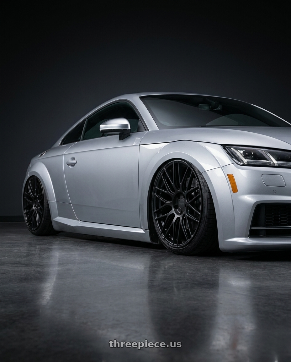 2020 Audi tts with Beyern AUTOBAHN 5X112 18X9.5 +40 MATTE BLACK wheels