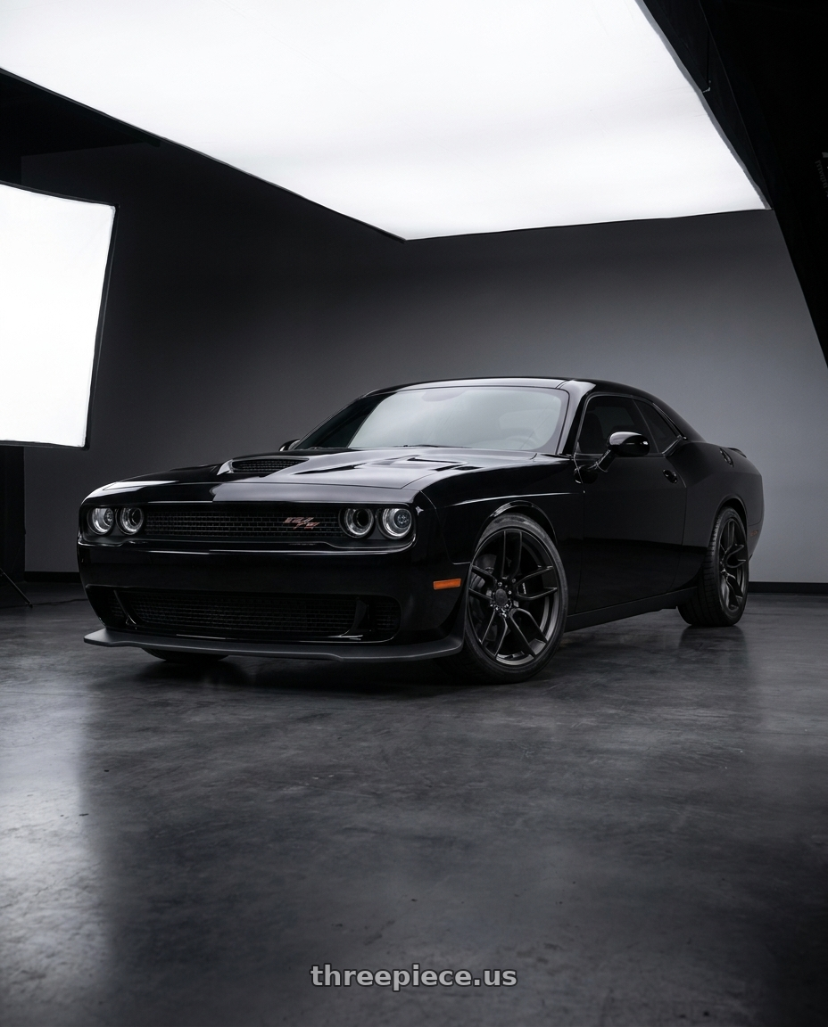 2021 Dodge Challenger SXT with MRR M392 5x115 20x9.5  +12 Matte Black fit Charger Challenger wheels