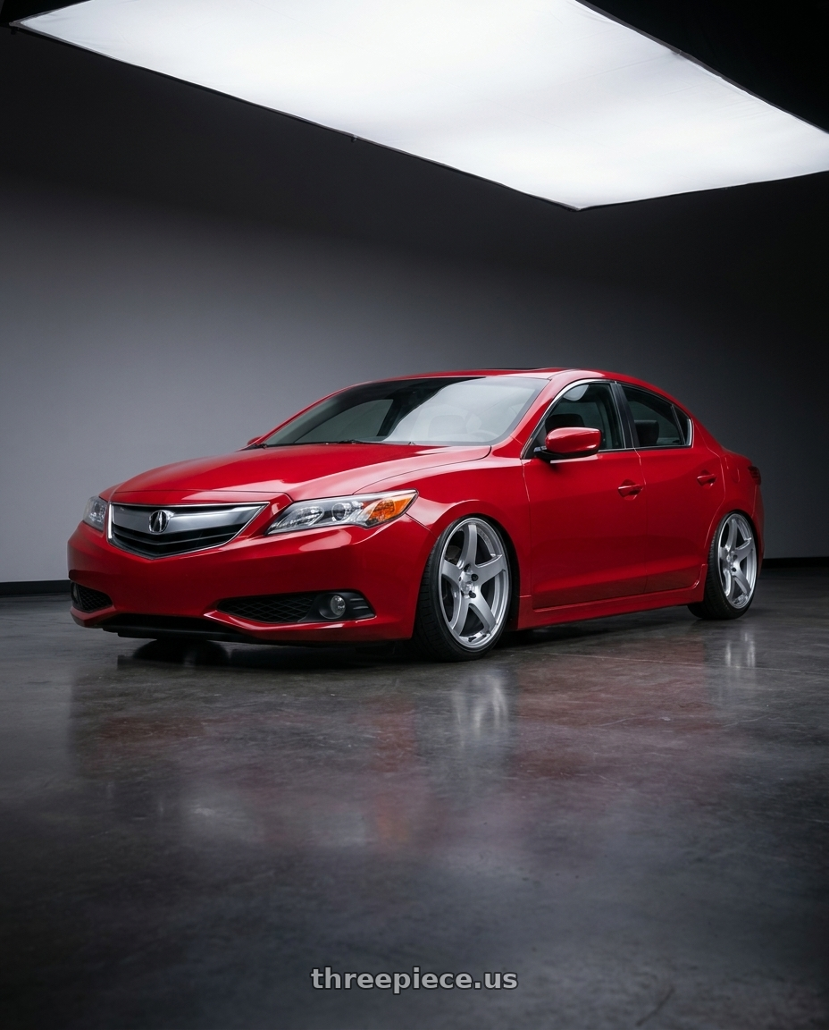 2012 Acura ILX with Ssr Gtv01 5x114.3 17x7+50  GLARE SILVER wheels