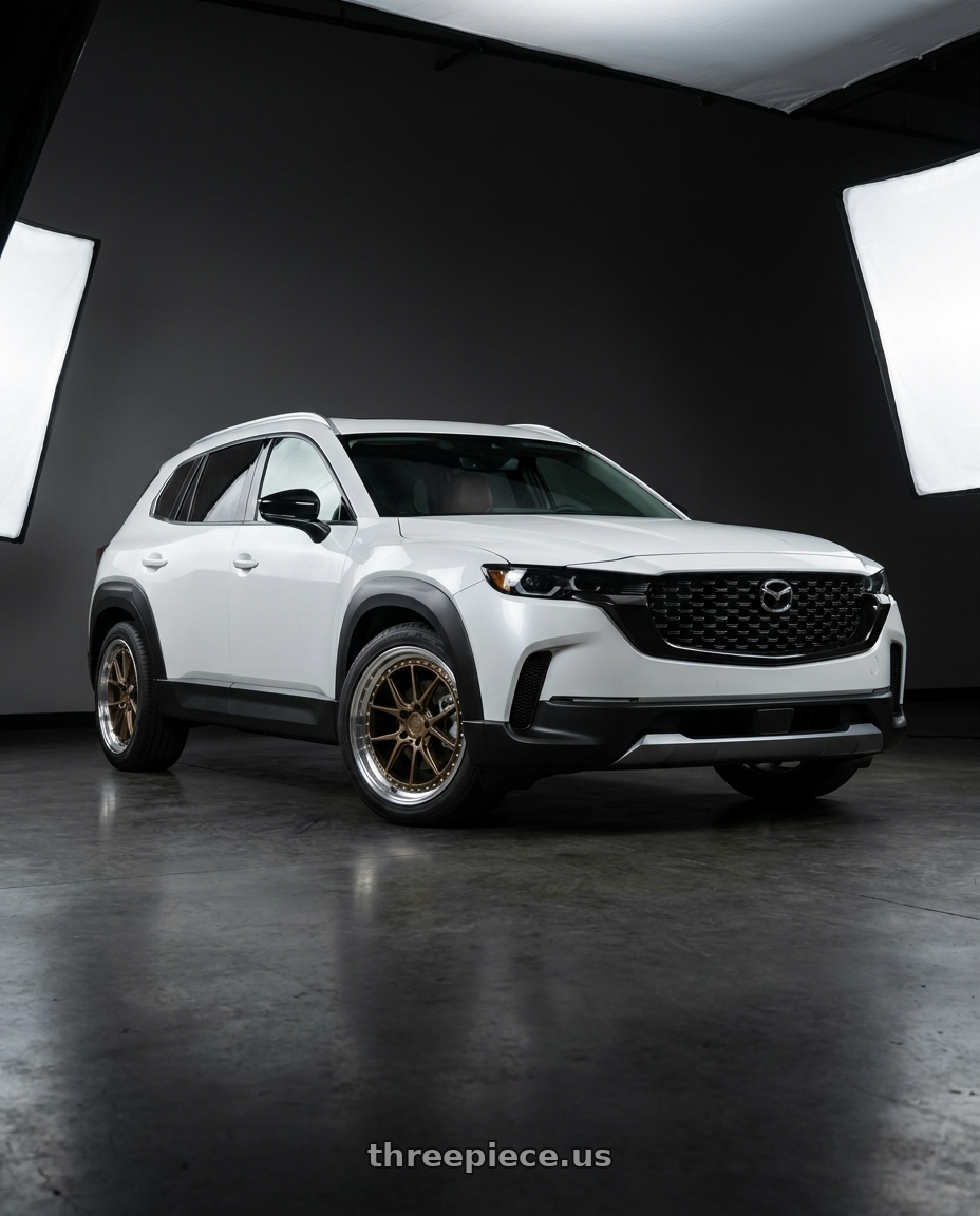 2026 mazda cx50 with Aodhan DS08 5X114.3 19x9.5+30 Bronze w/Machined Lip wheels
