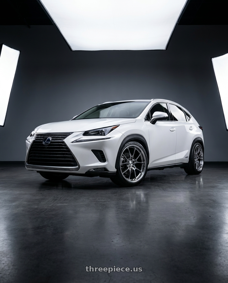 2019 Lexus NX with Volk Racing G025 LC 5x114.3 20x12 +25 SHINING LIGHT METAL / RIM FDMC wheels