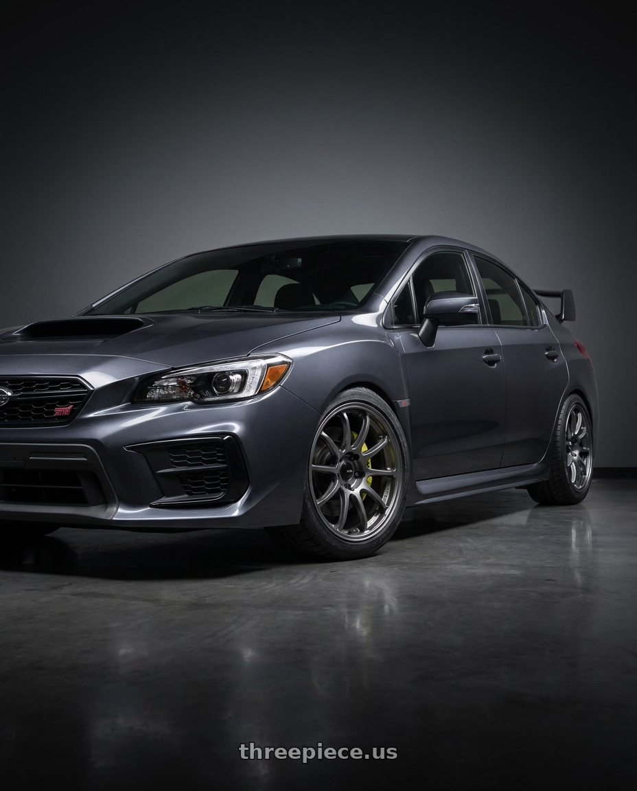 2021 Subaru WRX STI  with Enkei PF09 5x114.3 18x9.5+40 Dark Silver wheels