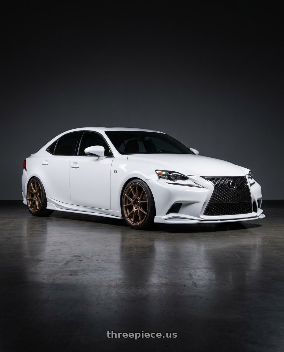 2016 Lexus is 350 f with Enkei TS-V 5x114.3 18x9.5+38 Bronze wheels